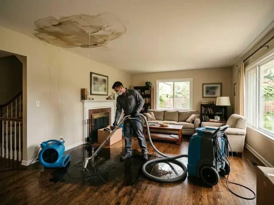 attic-pipe-burst-ceiling-drip-008 — frequently asked questions, Water Damage Restoration & Carpet Care in Bay City, OR